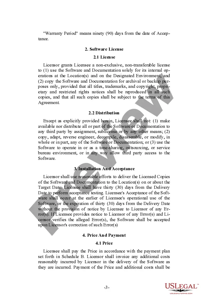 Get Licensor Oriented Software License Agreement Preview Licensor Oriented Software License Agreement