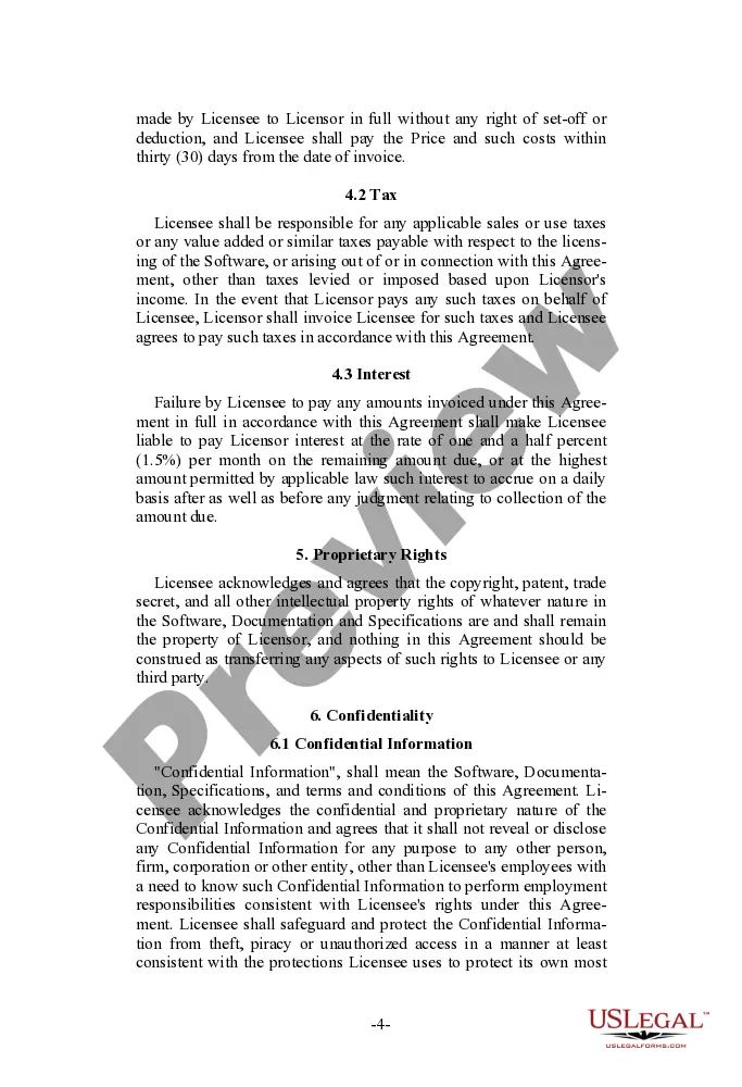 Get Licensor Oriented Software License Agreement Preview Licensor Oriented Software License Agreement