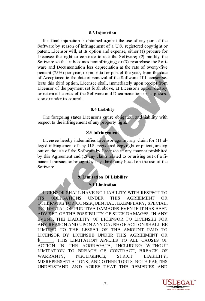 Get Licensor Oriented Software License Agreement Preview Licensor Oriented Software License Agreement