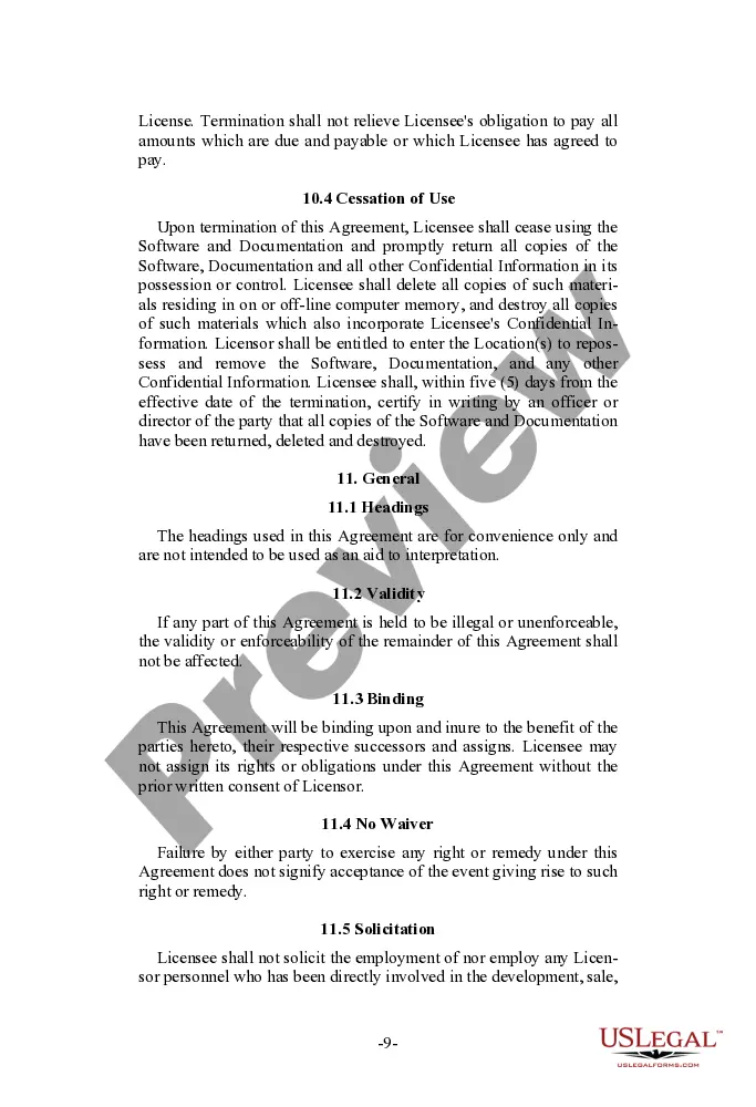 Get Licensor Oriented Software License Agreement Preview Licensor Oriented Software License Agreement