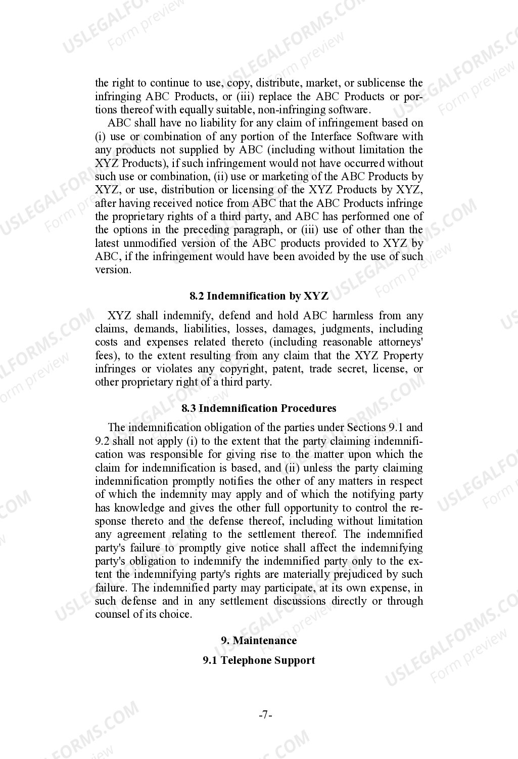 Software License and Distribution Agreement US Legal Forms