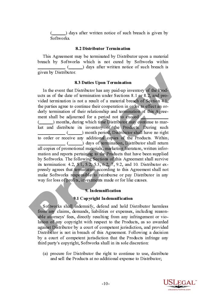 Get Software Distribution and Maintenance Agreement Preview Software Distribution and Maintenance Agreement
