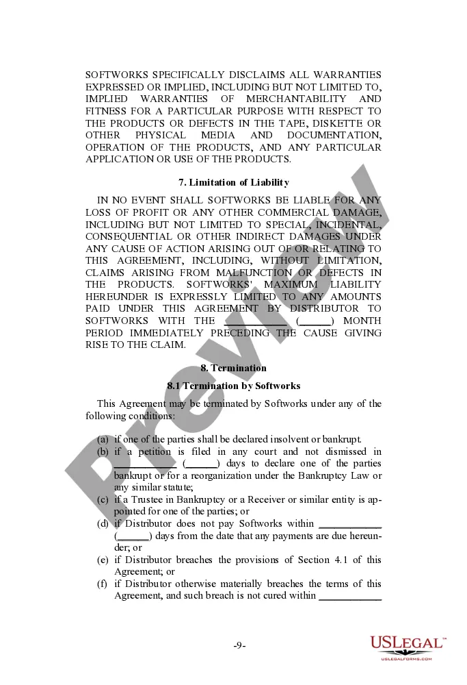 Get Software Distribution and Maintenance Agreement Preview Software Distribution and Maintenance Agreement