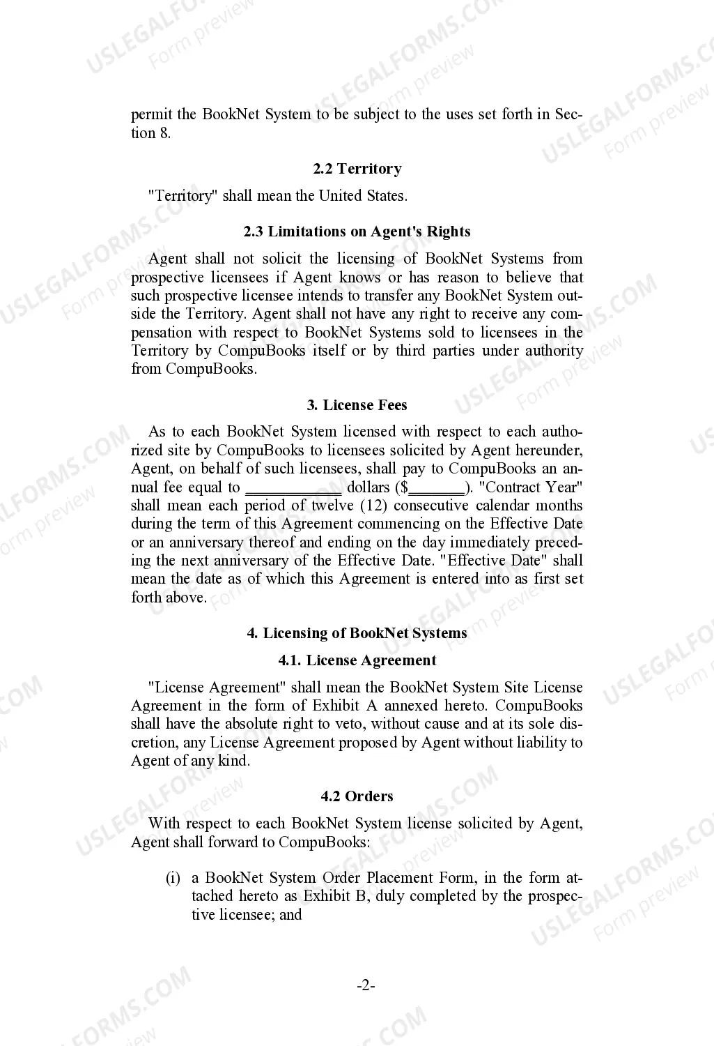 Preview Agency Licensing Agreement