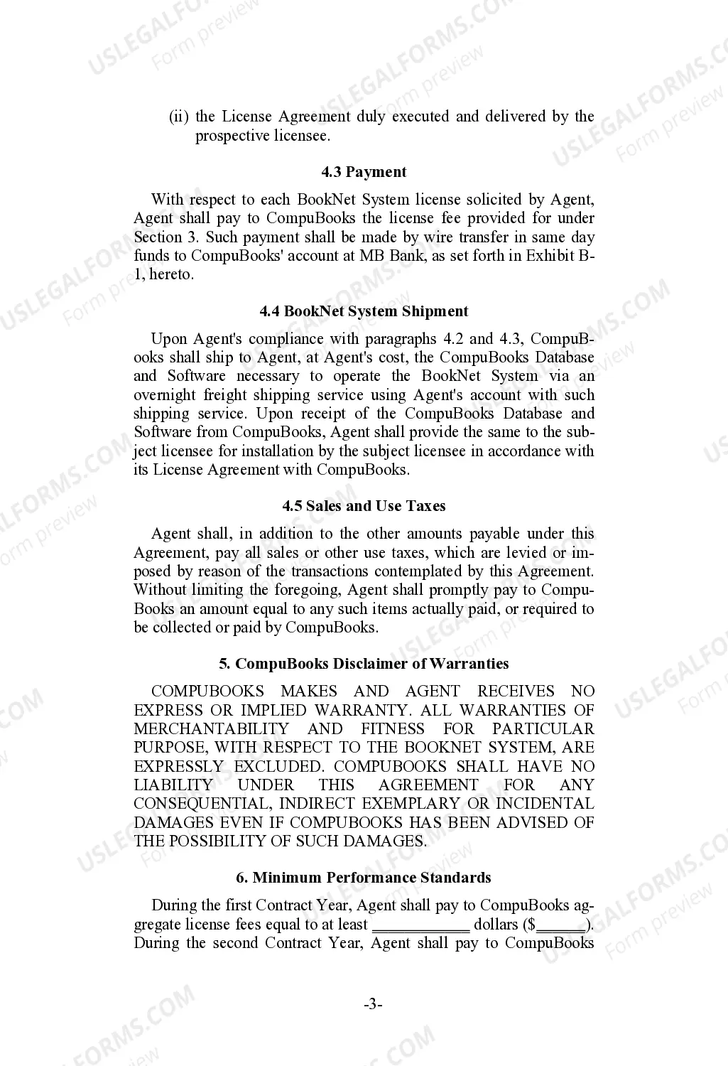 Preview Agency Licensing Agreement