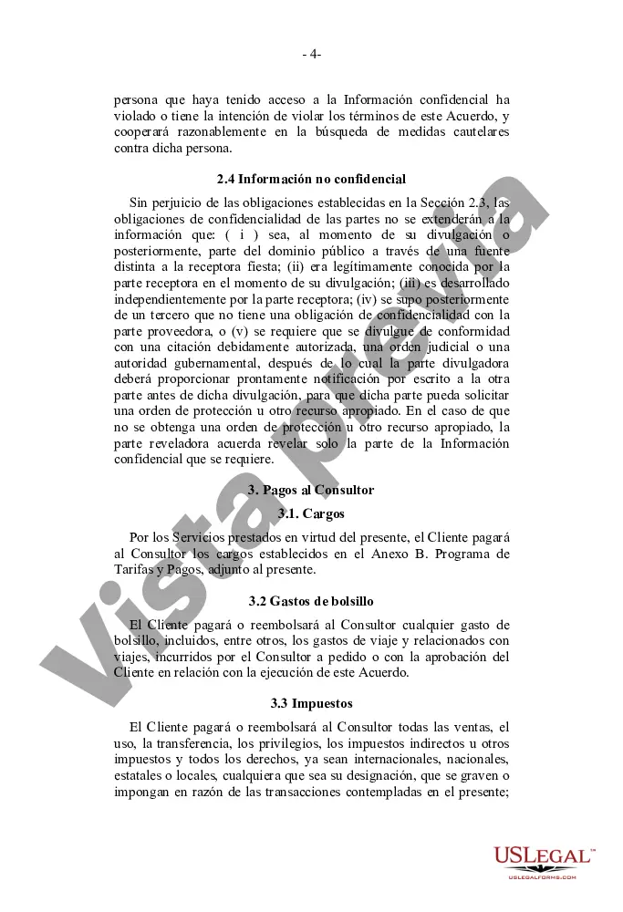 Preview Contrato de Servicios Año 2000