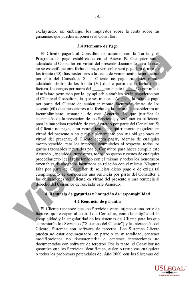 Preview Contrato de Servicios Año 2000