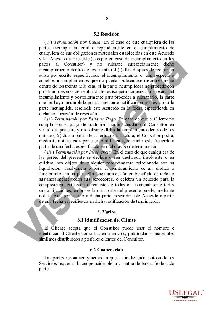 Preview Contrato de Servicios Año 2000