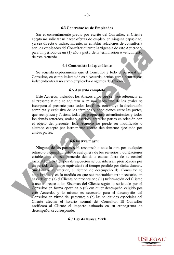 Preview Contrato de Servicios Año 2000