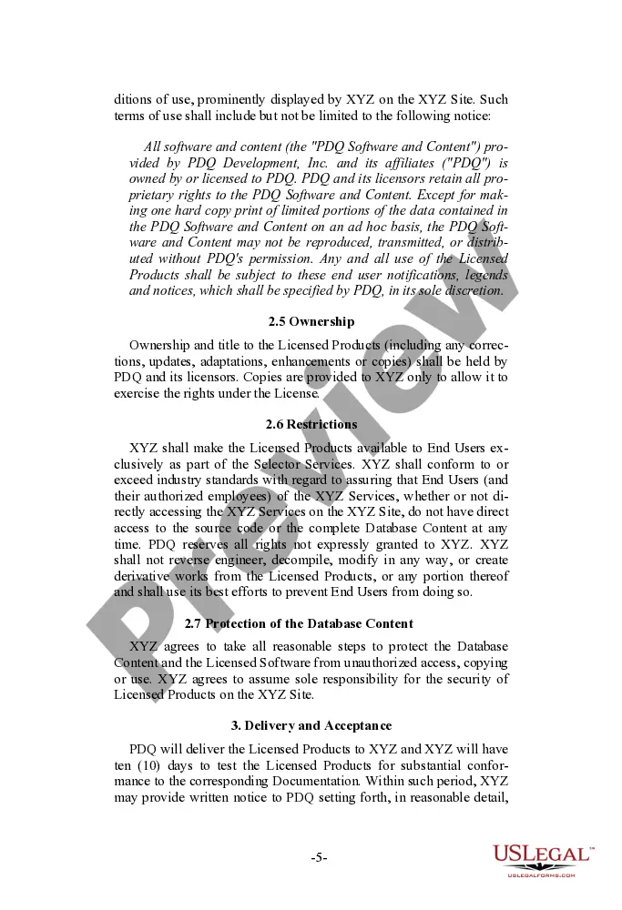 Get Software License Agreement Involving Third-Party Preview Software License Agreement Involving Third-Party