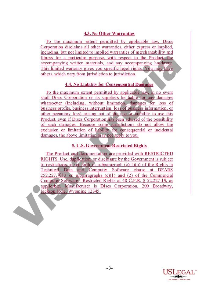 Preview Acuerdo de licencia de envoltura retráctil para uso individual o en red