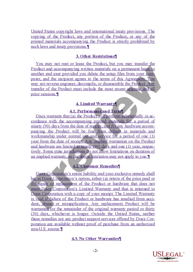 Get Individual or Network Use Shrink-Wrap License Agreement Preview Individual or Network Use Shrink-Wrap License Agreement