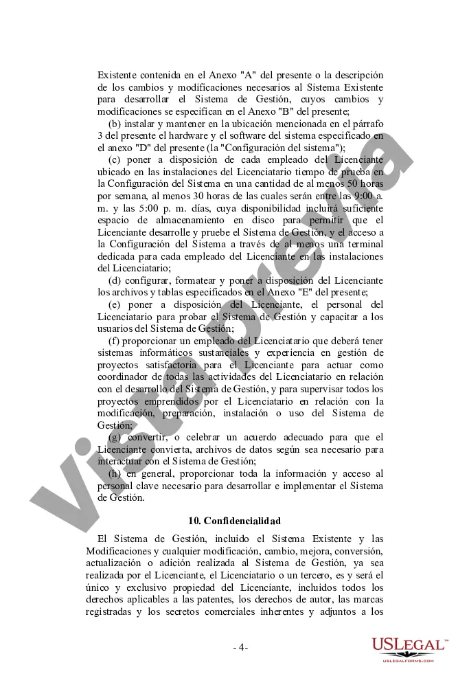 Preview Acuerdo de licencia y desarrollo de software orientado al proveedor