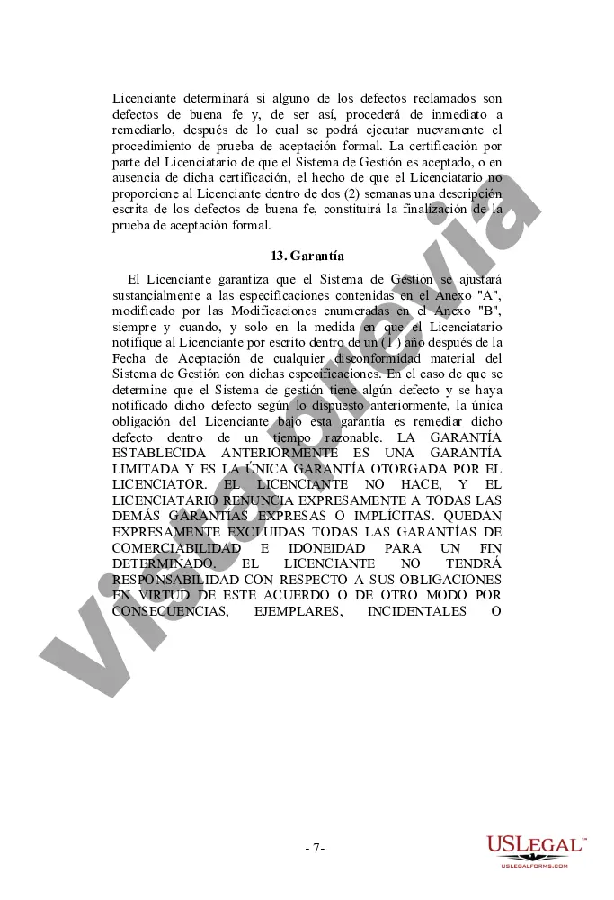 Preview Acuerdo de licencia y desarrollo de software orientado al proveedor