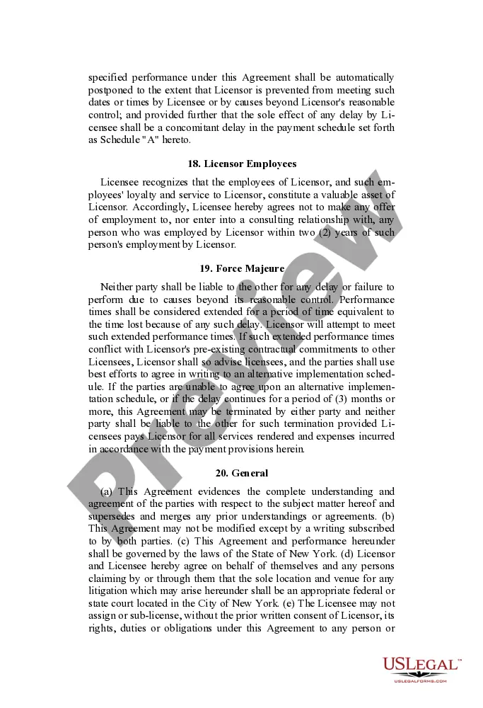 Get Vendor Oriented Software Development and License Agreement Preview Vendor Oriented Software Development and License Agreement