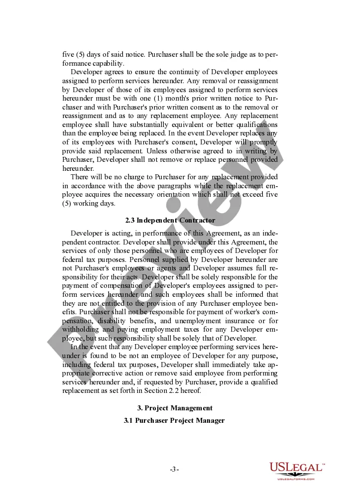 Get Software and Equipment Development Agreement Preview Software and Equipment Development Agreement