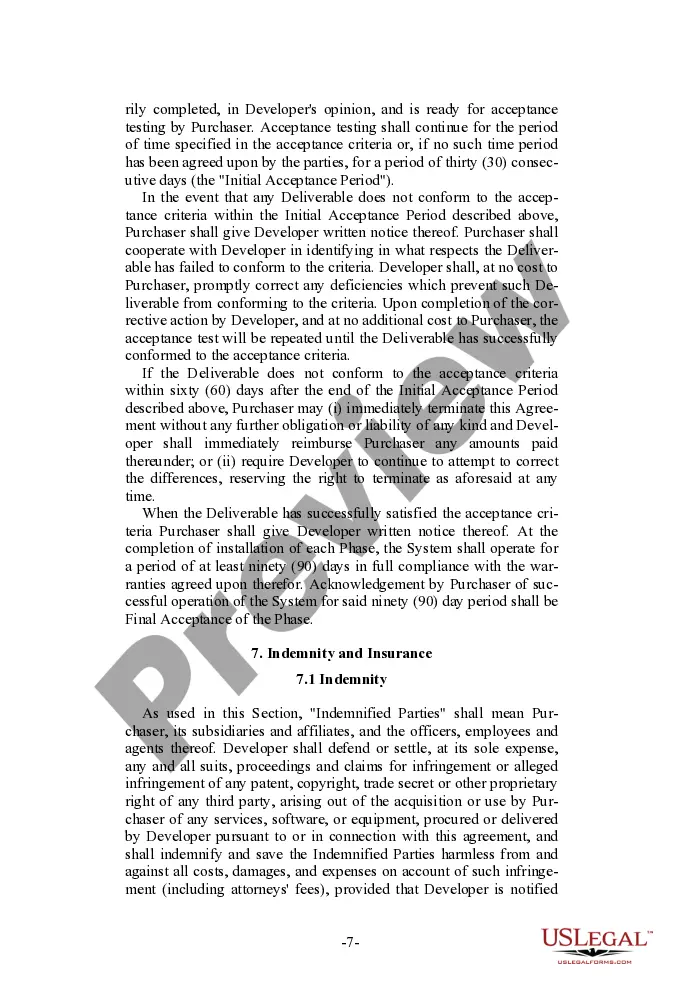 Get Software and Equipment Development Agreement Preview Software and Equipment Development Agreement