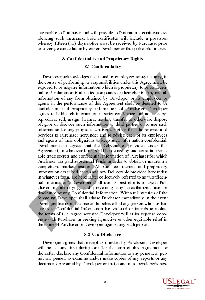 Get Software and Equipment Development Agreement Preview Software and Equipment Development Agreement