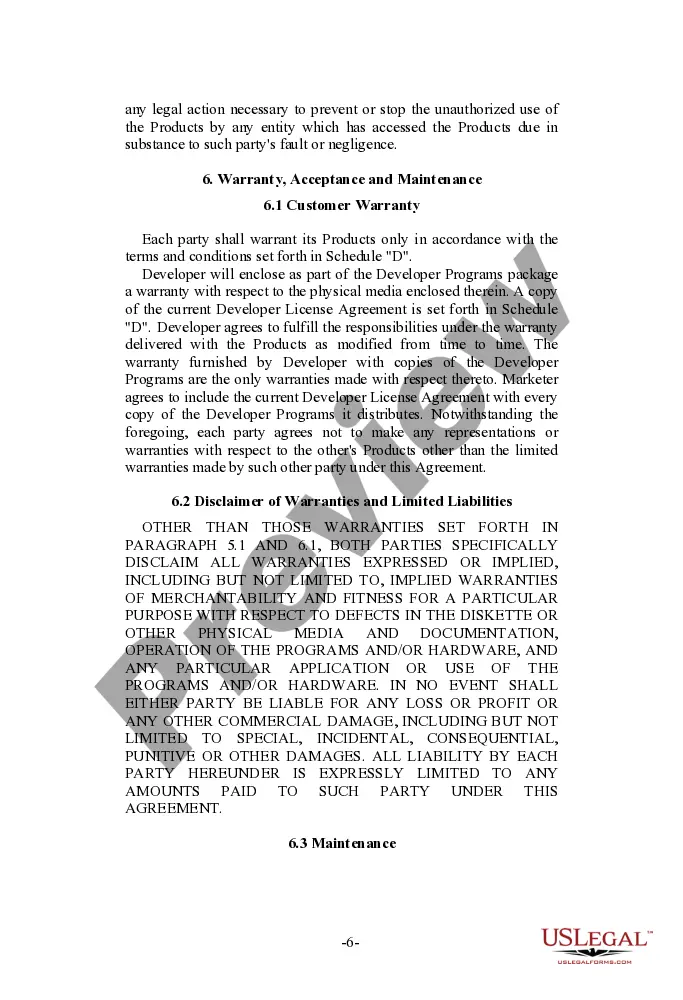 Get Joint Marketing and Development Agreement Preview Joint Marketing and Development Agreement