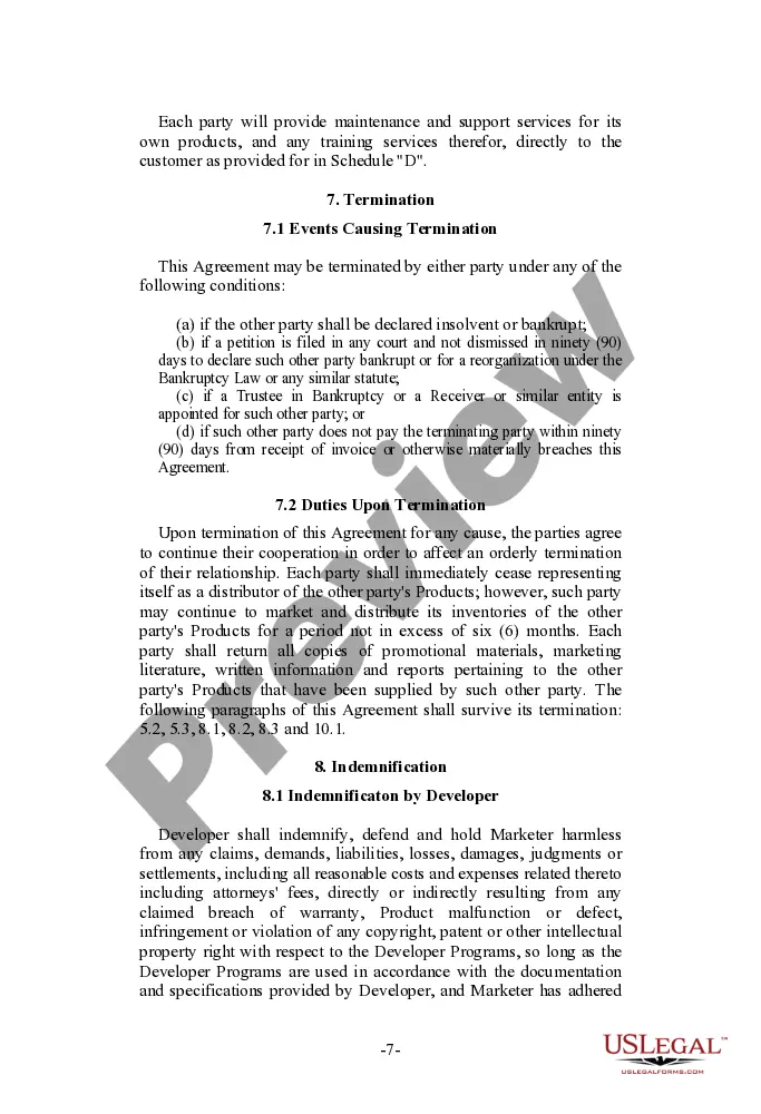 Get Joint Marketing and Development Agreement Preview Joint Marketing and Development Agreement