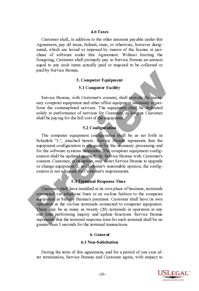 Get Service Bureau Distribution Agreement Preview Service Bureau Distribution Agreement