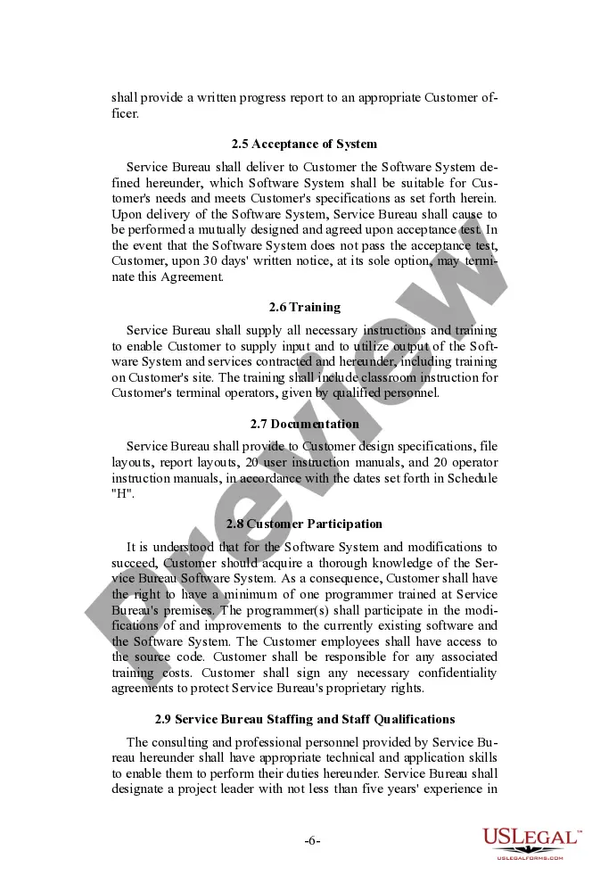 Get Service Bureau Distribution Agreement Preview Service Bureau Distribution Agreement