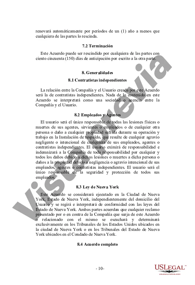 Preview Acuerdo de servicio de copia de seguridad de emergencia