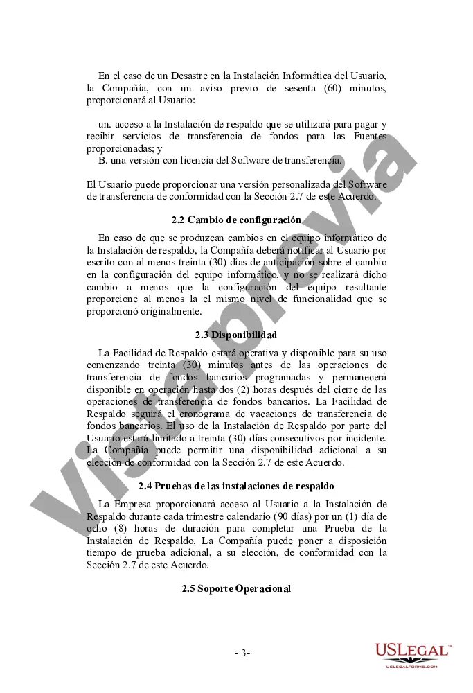 Preview Acuerdo de servicio de copia de seguridad de emergencia