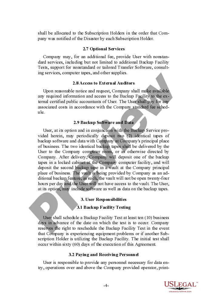 Get Emergency Backup Service Agreement Preview Emergency Backup Service Agreement