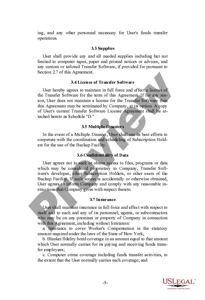 Get Emergency Backup Service Agreement Preview Emergency Backup Service Agreement