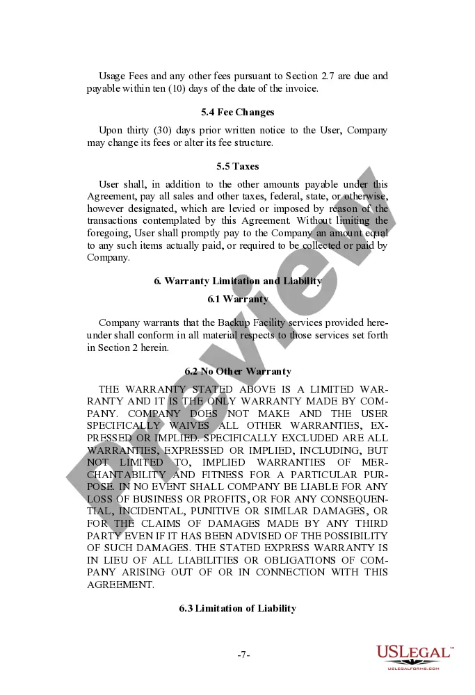 Get Emergency Backup Service Agreement Preview Emergency Backup Service Agreement