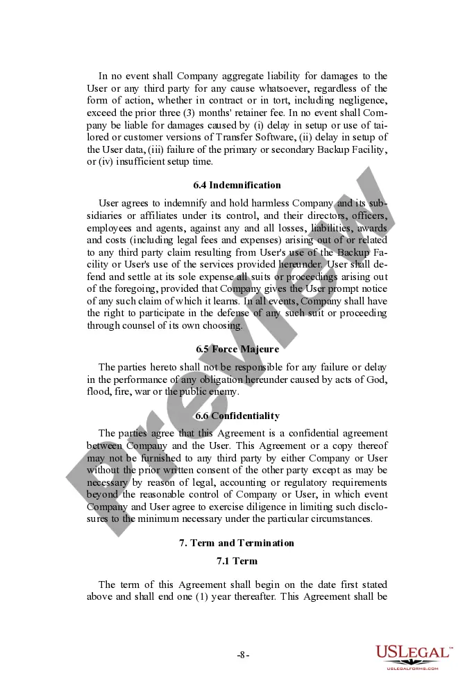 Get Emergency Backup Service Agreement Preview Emergency Backup Service Agreement