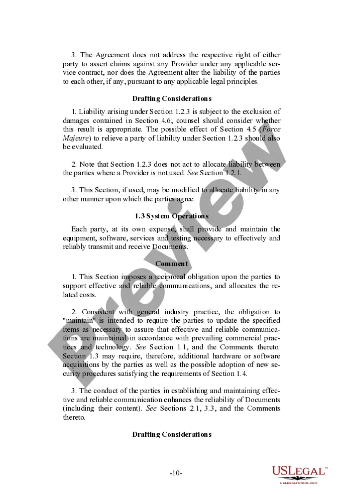 Get Model Electronic Data Interchange Trading Partner Agreement Preview Model Electronic Data Interchange Trading Partner Agreement