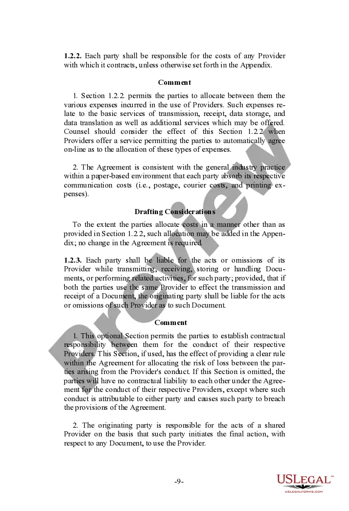 Get Model Electronic Data Interchange Trading Partner Agreement Preview Model Electronic Data Interchange Trading Partner Agreement