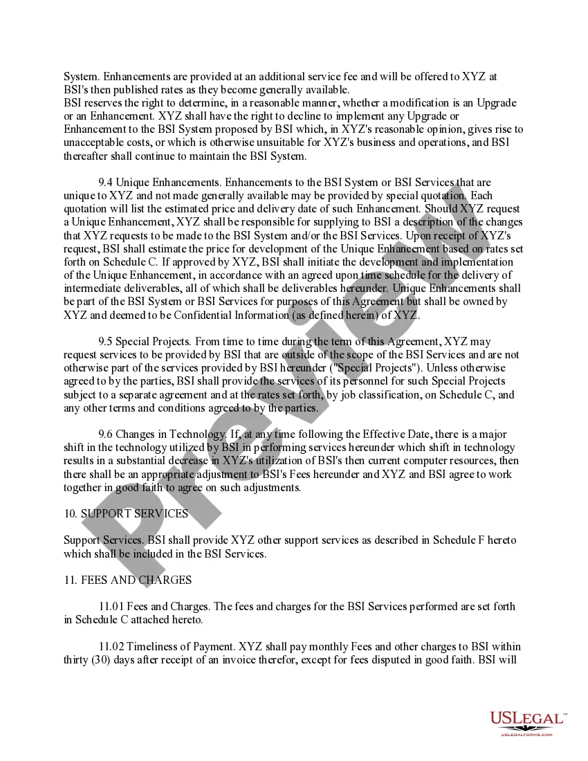 Get Processing and Services Outsourcing Agreement Preview Processing and Services Outsourcing Agreement