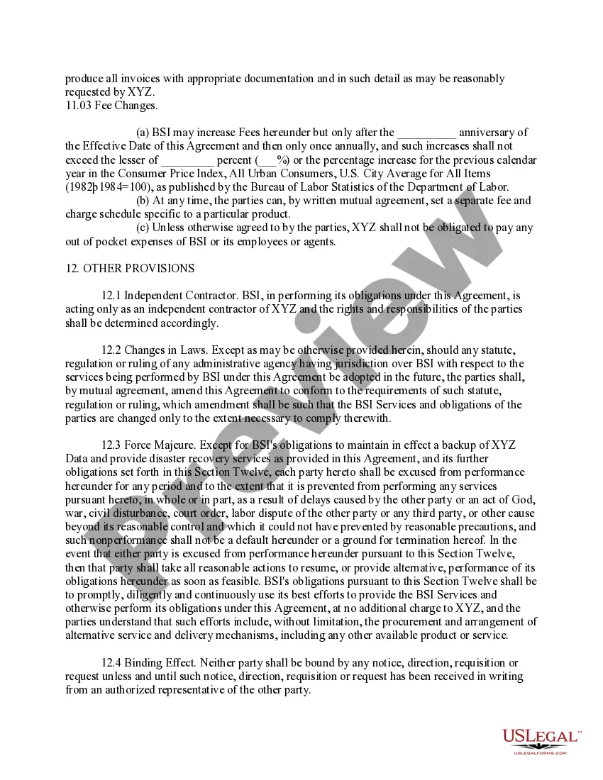 Get Processing and Services Outsourcing Agreement Preview Processing and Services Outsourcing Agreement