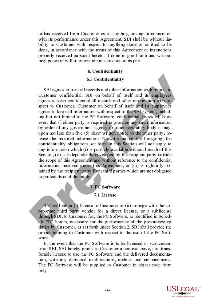 Get Service Bureau Agreement - Alternative Format Preview Service Bureau Agreement - Alternative Format