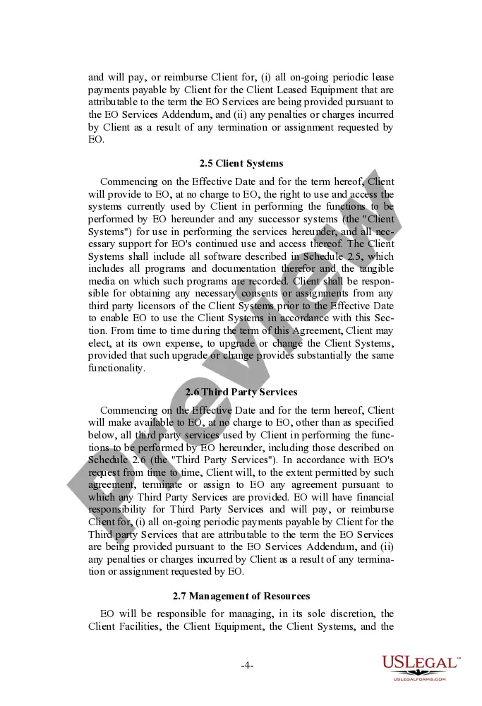 Get Comprehensive Outsourcing Agreement Preview Comprehensive Outsourcing Agreement