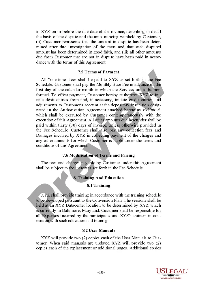 Get Outsourcing Agreement - Long Form Preview Outsourcing Agreement - Long Form