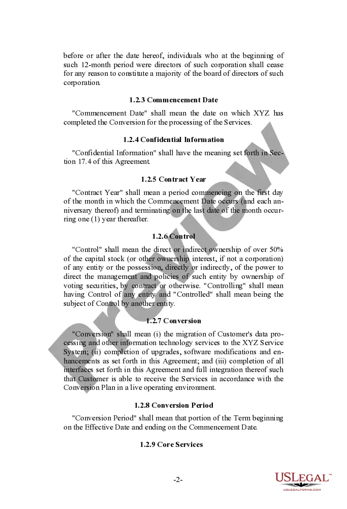 Get Outsourcing Agreement - Long Form Preview Outsourcing Agreement - Long Form
