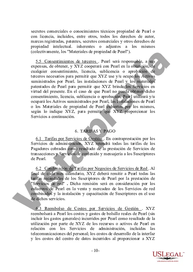 Preview Acuerdo de sistemas de gestión de red