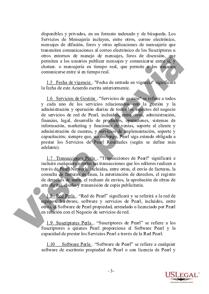 Preview Acuerdo de sistemas de gestión de red