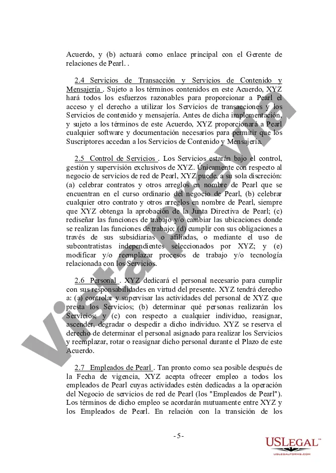 Preview Acuerdo de sistemas de gestión de red