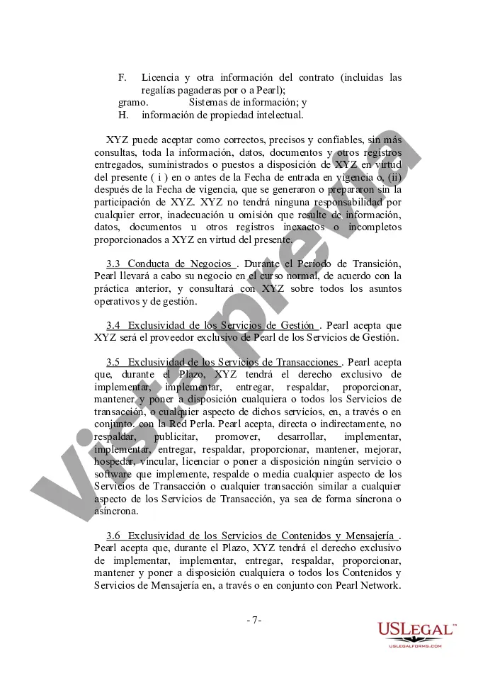 Preview Acuerdo de sistemas de gestión de red