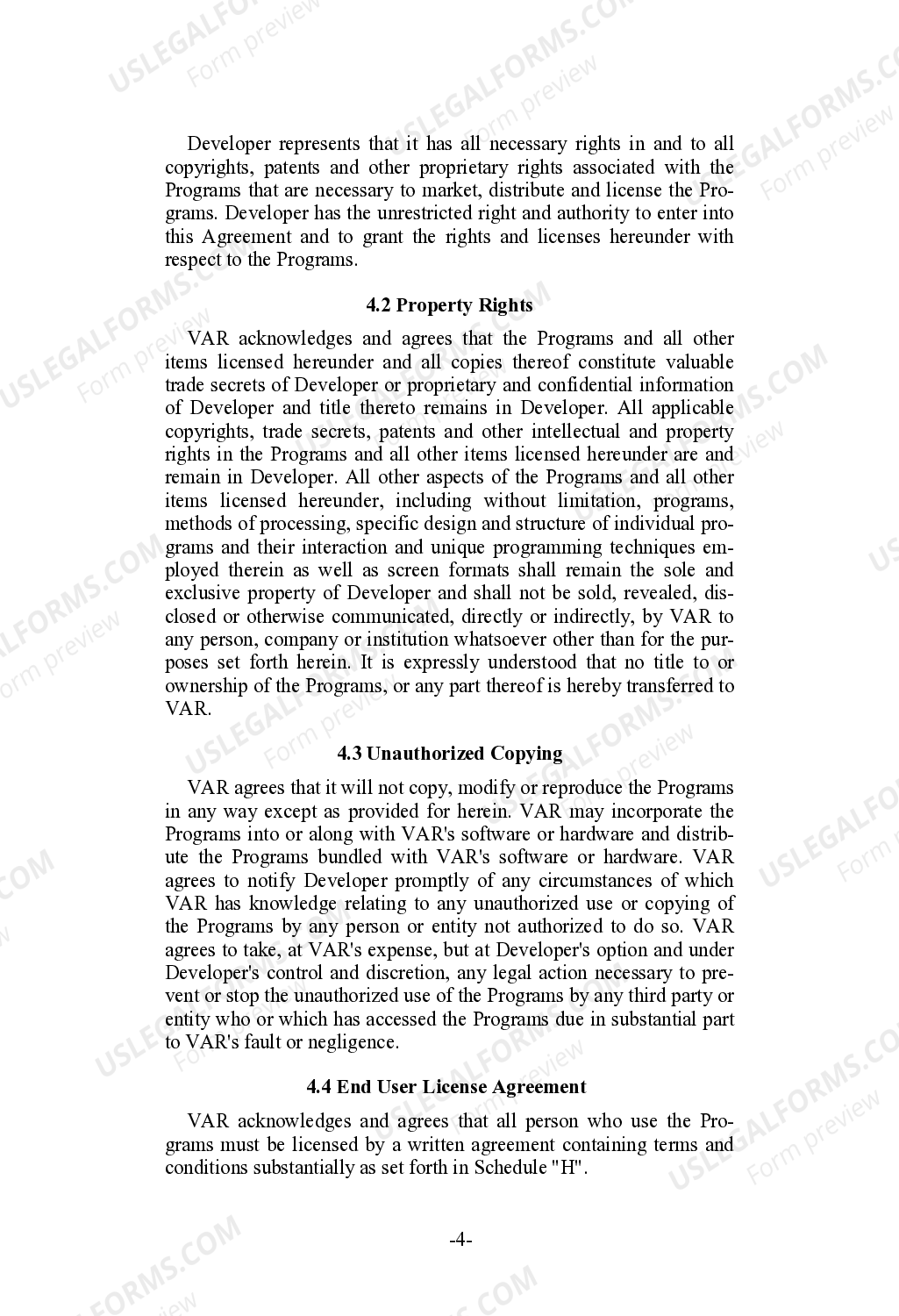 Value Added Reseller Agreement For Small Business US Legal Forms