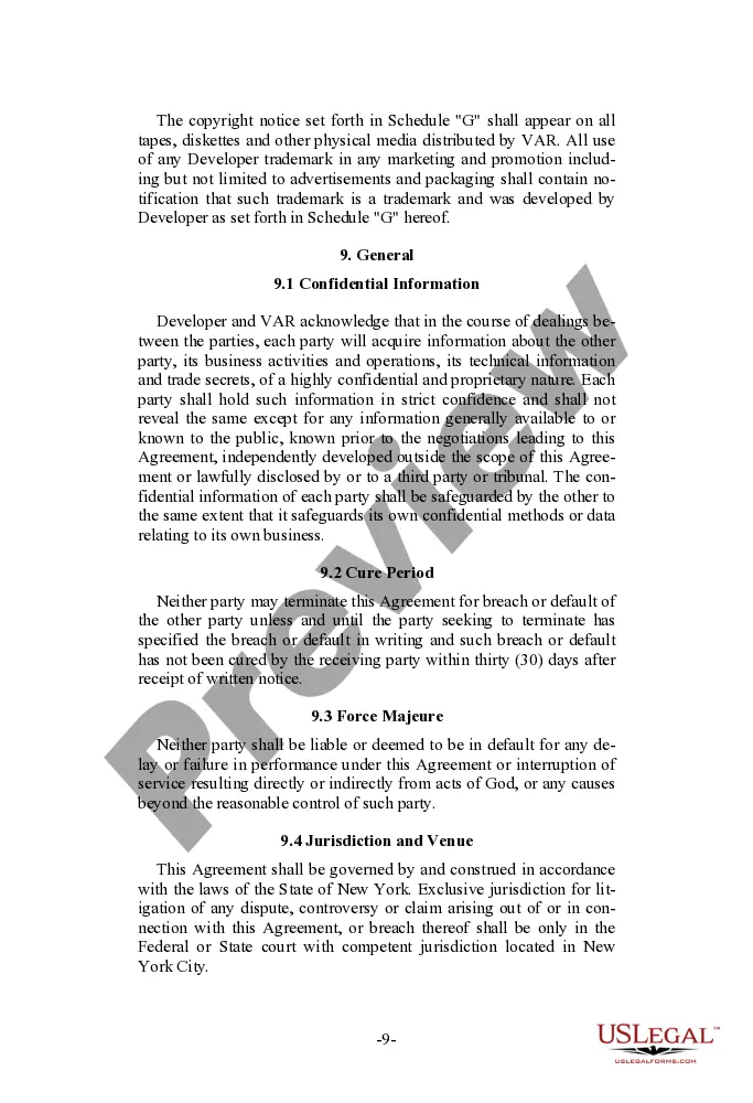 Get Value Added Reseller Distribution Agreement Preview Value Added Reseller Distribution Agreement