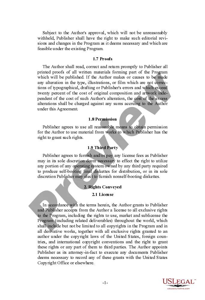 Get Publisher Oriented Software Royalty and License Agreement Preview Publisher Oriented Software Royalty and License Agreement