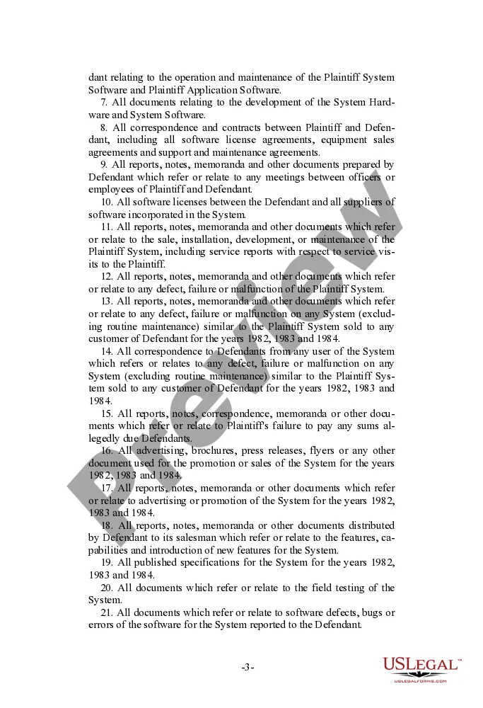 Get Plaintiff's Request For Document Production Preview Plaintiff's Request For Document Production