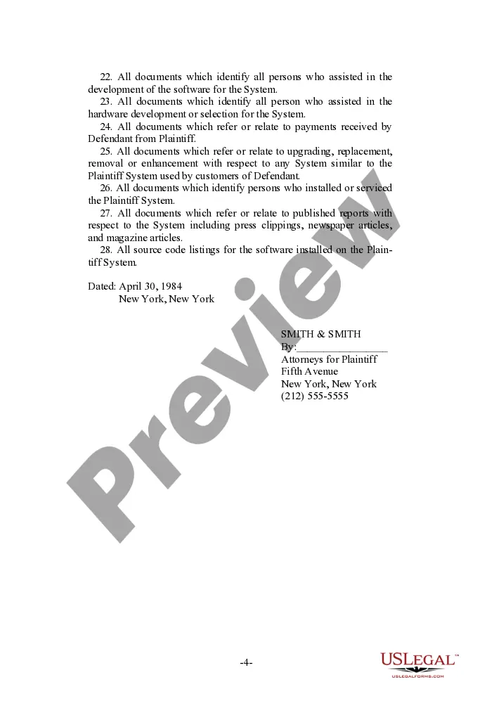 Get Plaintiff's Request For Document Production Preview Plaintiff's Request For Document Production