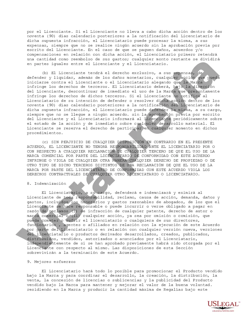 Preview Acuerdo de licencia de marca comercial